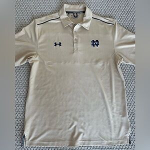 Notre Dame Fighting Irish Under Armour Polo Size L